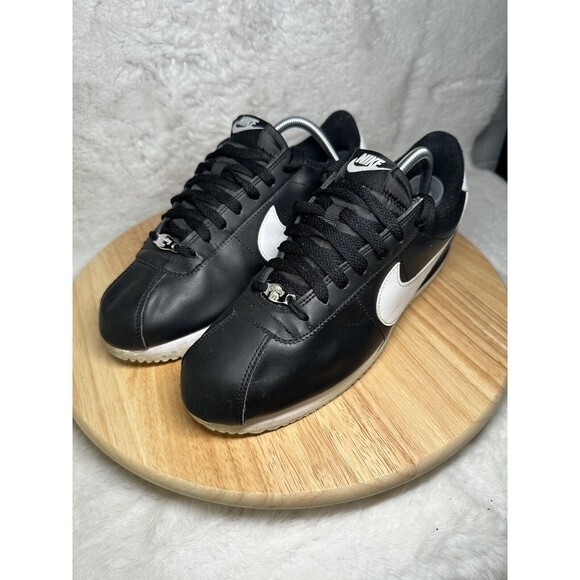 Nike Cortez ‘72 OG Basic‎ Leather Black & White  Mens Size 10 (819719-012) 2017 main image 4